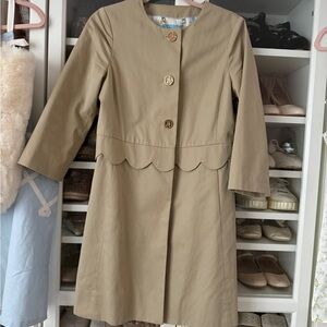 Draper James scalloped coat